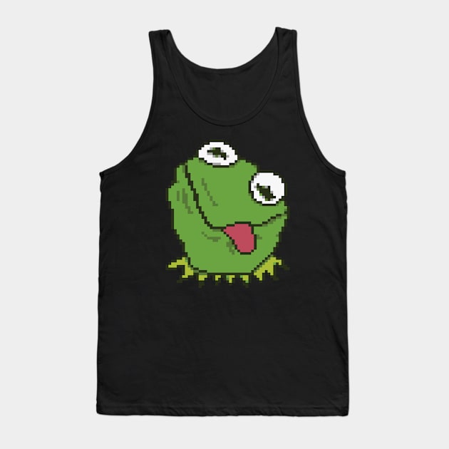 Kermit the frog Tank Top by valentinahramov